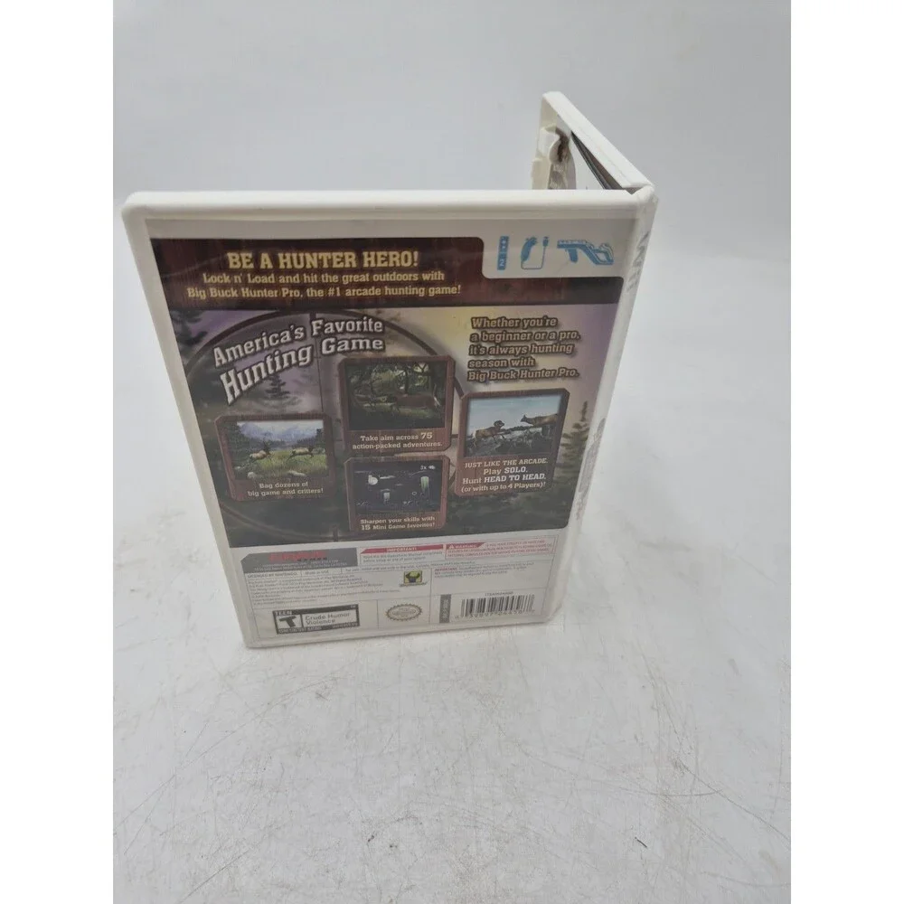 Big Buck Hunter Pro (Nintendo Wii, 2010) Complete | CIB | Tested